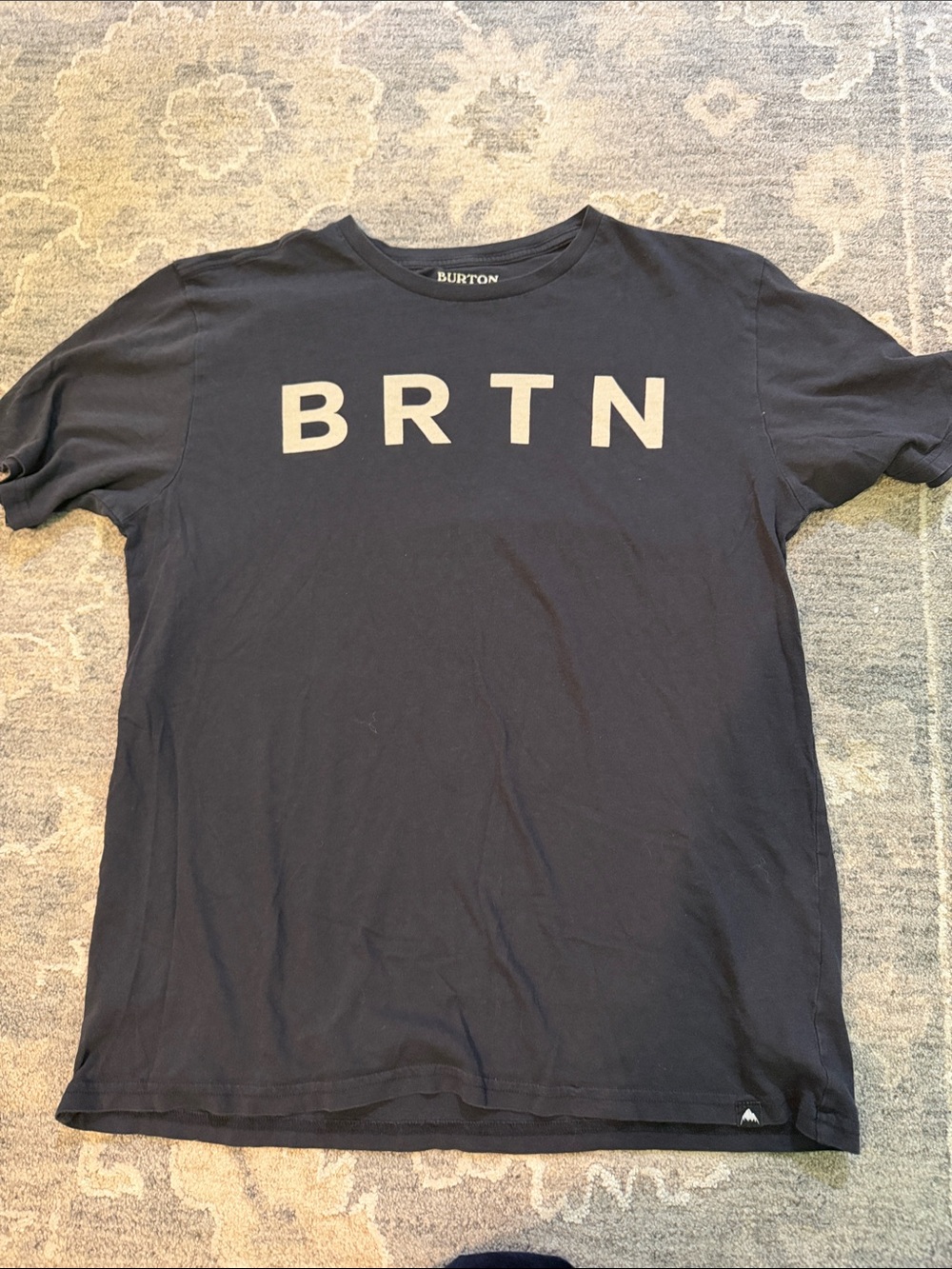 Burton Navy BRTN Short Sleeve Crew Tee